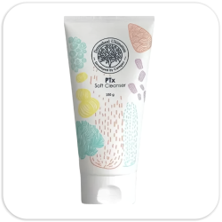 Gel limpiador facial con bioactivos PTx, es libre de jabón por lo que lo hace ideal para pieles sensibles.